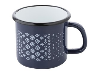 SMALTOVANÝ HRNEK 9CM 550ML TRELIS