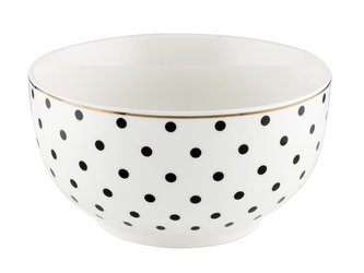 SALÁTOVÁ MÍSA SPOTS BLACK 13CM