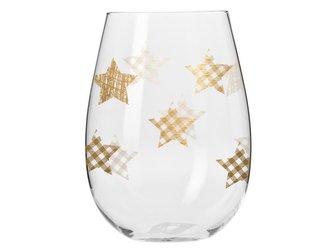 SKLENICE STAR 500 ML  6 KS ZLATÉ HVĚZDY