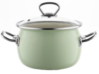 SMALTOVANÝ HRNEC 24CM 5L BERRY MÁTOVÁ