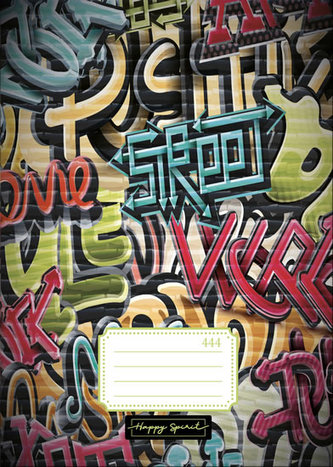 Školní sešit 444 Graffiti - Sešity