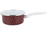 SMALTOVANÝ RENDLÍK RETRO ČERVENÝ 16 CM