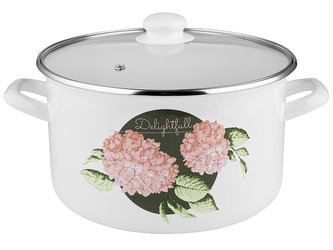 HRNIEC SMALTOVANÝ S POKLIČKOU 24CM, 5,6L ELLENA