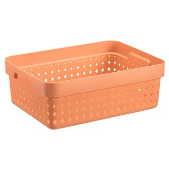 KOŠÍK SEOUL STŘEDNÍ ORANŽOVÝ - PT 6024