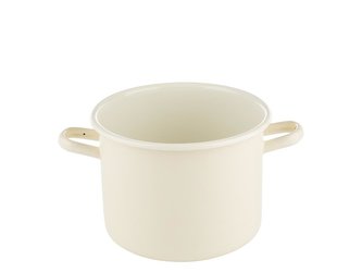 HRNEC SMALTOVANÝ KRÉMOVÝ 17CM 3L FORTE B/P