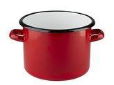 SMALTOVANÝ HRNEC 18CM 3,2L ČERVENÉ