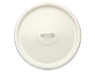 POKLICE SMALTOVANÁ KRÉMOVÁ  22 CM