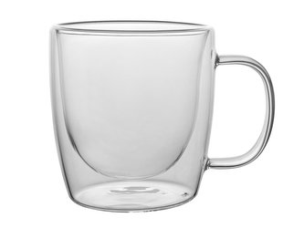 Florina hrnek dvoustěnný  Malachit 400 ml s uchem New 2 ks