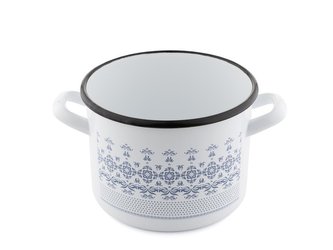 * SMALTOVANÝ HRNEC 18CM 3,55L MAJOLICA B/P