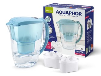 FILTRAČNÍ KONVICE JASPER 2,8 L MODRÁ + 2 VLOŽKY B25M -AQU