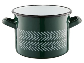 SMALTOVANÝ HRNEC 16CM 2L BOHO