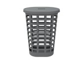 KOŠ NA PRÁDLO BOSTON OVÁLNÝ ŠEDÝ - PT6016