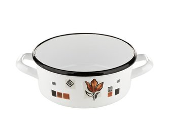 SMALTOVANÝ HRNEC NÍZKÝ 16CM 1,4L TULIP B/P