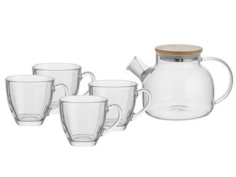 ČAJOVÁ KONVICE 1000 ML + SKLENKY