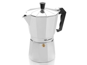 KÁVOVAR/FRENCHPRESS ESPRESSO ALU GRANDE NA 8 ŠÁLKŮ