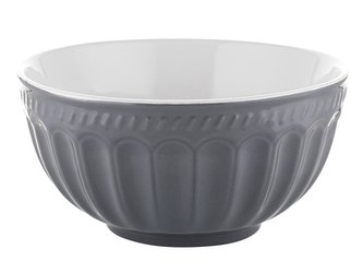 SALÁTOVÁ MÍSA ROMA 14CM ŠEDÁ