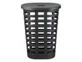 KOŠ NA PRÁDLO BOSTON KRUHOVÝ ČERNÝ - PT6015