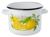 SMALTOVANÝ HRNEC 22CM 6L CITRÓN