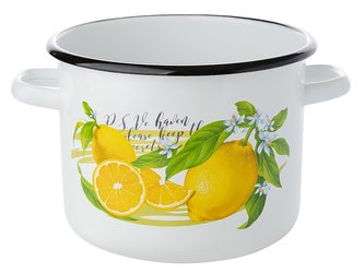 SMALTOVANÝ HRNEC 22CM 6L CITRÓN