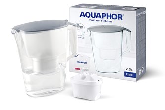 DŽBÁN FILTRAČNÝ AQUA TIME 2,5 L ŠEDÝ