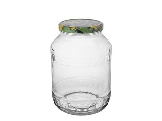 SKLENICE ZAVAŘOVACÍ S VÍČKEM 1.70 L