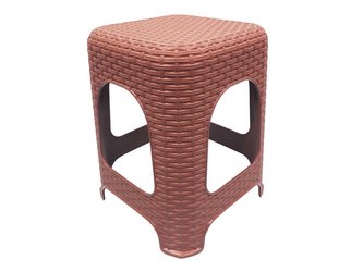 TABURET RATAN 180KG HNĚDÝ -BEN