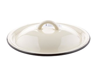 POKLICE SMALTOVANÁ KRÉMOVÁ 22 CM