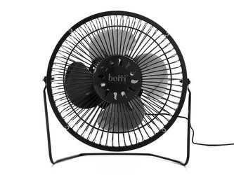 ZEFFIR USB MINI STOLNÍ VENTILÁTOR BLACK 15 CM ALP-112 BOTTI
