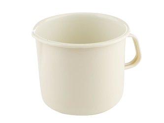 SMALTOVANÝ HRNEK KRÉMOVÝ 12CM 1L FORTE