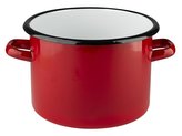 SMALTOVANÝ HRNEC 22CM 7L ČERVENÉ