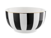 SALÁTOVÁ MÍSA STRIPES BLACK 13CM