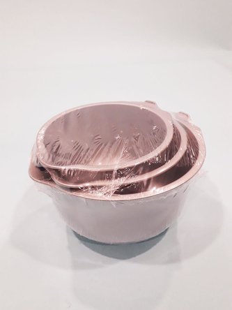 SADA MISEK  3KS 17CM 19CM 22CM ŠEDÉ -BEN