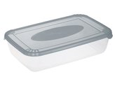 BOX NA POTRAVINY  POLAR OBDÉLNÍKOVÝ 3L ŠEDÝ -PT 1673