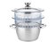 NEREZOVÝ PARNÍ HRNEC STIMA S 2 SKLENKA SÍTA 20CM 4KS