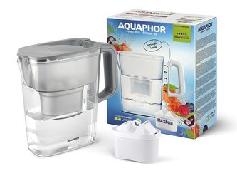 FILTRAČNÍ KONVICE KOMPAKT 2,4L ŠEDÁ + VLOŽKA B25 -AQU