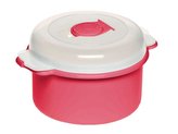 KULATÁ NÁDOBA DO MIKROVLNNÉ TROUBY 0,5 L ČERVENÁ