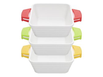 MINI SERVÍROVACÍ MISKA 11X11 CM HRANATÁ, MIX