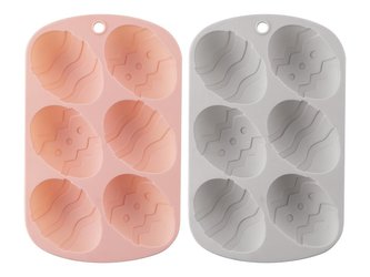 SILIKONOVÁ FORMA NA 6 KS SUŠENEK/ČOKOLÁD PASTELOVE