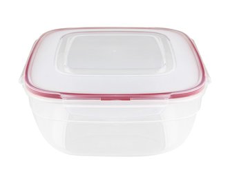 Florina fresh box na potraviny  Fresh Box 4 l transparentní//červené těsnění