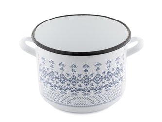 SMALTOVANÝ HRNEC 22CM 6,25L MAJOLICA B/P