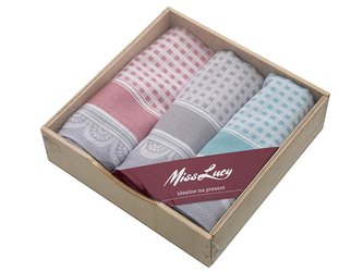 UTĚRKA DEKOR V DŘEVĚNÉ KRABIČCE 50X70CM DOTTY