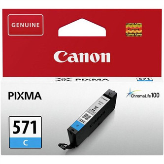 CLI-571C Cartridge pro Pixma MG5750,6850,7750 tiskárny, CANON cyan, 7 ml
