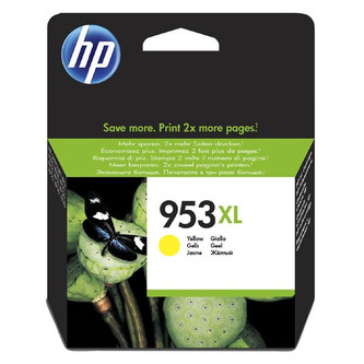 Inkoustová cartridge HP 953XL, do tiskárny OfficeJet Pro 8210, 8700, žlutá, 1,6k, HP