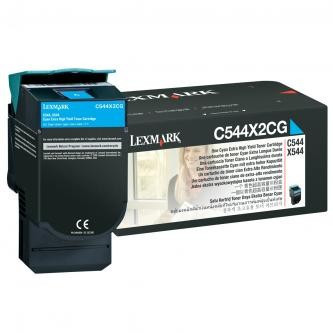 Lexmark C544X2CG azurový (cyan) originální toner