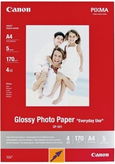 Canon Matte Photo Paper, foto papír, matný, bílý, A4, 170 g/m2, 5 ks, 7981A042, inkoustový