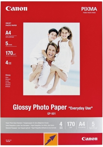 Canon Matte Photo Paper, foto papír, matný, bílý, A4, 170 g/m2, 5 ks, 7981A042, inkoustový