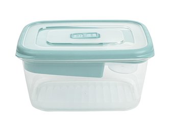 DĚLENÝ SVAČINOVÝ BOX 1,7 L S NÁDOBOU NA OMÁČKU MODRÝ