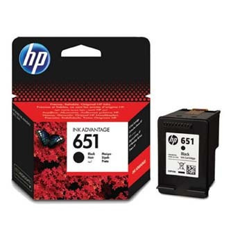 C2P10AE Toner pro Deskjet Ink Advantage 5575 serie tiskáren, HP 651 černá, 600 stránek