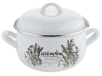 HRNEC SMALTOVANÝ S POKLIČKOU 18CM 3L FLORENSIS