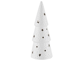 SVÍTÍCÍ DEKORACE VÁNOČNÍ STROMEČEK STAR 8,7X8,5X18CM